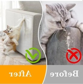Resim Kedi Tırmalama Folyosu, Şeffaf Kendinden Yapışkanlı, 30 Cm X 5 M Koruma 