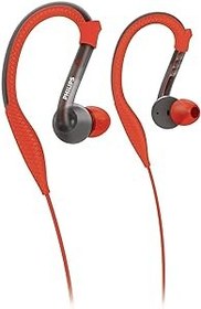 Resim PHILIPS ActionFit Spor Kulak Kancalı Kulaklık SHQ3200/28, Turuncu ve Gri 