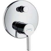 Resim Hansgrohe Metrıs S Tek Kollu Banyo Bataryası Ankastre Montaj Krom 