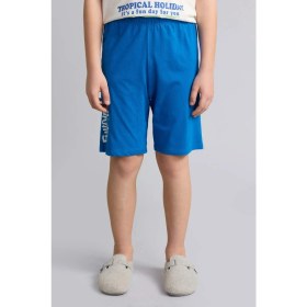 Resim DeFacto Baskılı Kısa Kollu Üst Şort Alt 2'li Pijama Takımı Erkek Çocuk H8197A826HS 