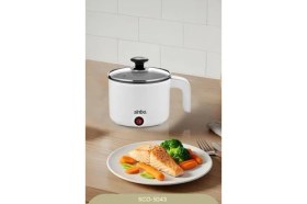 Resim Esmo Home Sinbo SCO-5043 Çok Fonksiyonlu Buharlı Pişirici - 1 Litre Kapasite, Paslanmaz Gizli Rezistans, Temperli Cam Kapak 