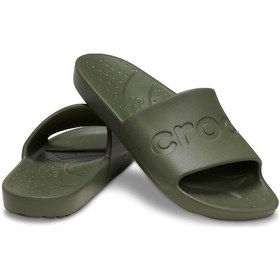 Resim Unisex Crocs Slide Terlik - Yeşil Army Green 