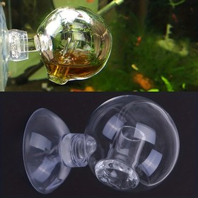 Resim 1 adet Sağlıklı Balık ve Bitkiler için Doğru Akvaryum CO2 Monitörü - Hassas CO2 Seviyeleri için Cam Damlalık Test Cihazı 