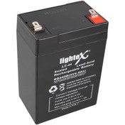 Resim Lightex DXT LIGHTEX LT 44 4 VOLT 4 AMPER KURU AKÜ (IŞILDAK AKÜSÜ) Uyumlu 