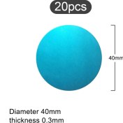 Resim GongtuShop 20 Adet 40X40MM Tarzı Adet Metal Levha Demir Sac Güçlü Etiket Mıknatıs Cep Telefonu Tutacağı Manyetik Araç Telefonu Standı Aksesuarları (Yurt Dışından) 