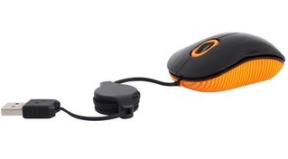 Resim Everest Sm-542 Usb Siyah/Sarı Makaralı Mini Mouse 