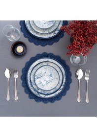 Resim Güral Porselen Atina 24 Parça Yemek Seti Reaktif Dg 1502 