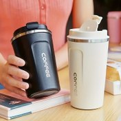 Resim 1 adet 510ml/ 17.2oz Çift Duvarlı Paslanmaz Çelik Vakumlu Su Şişesi, Dış Mekan Seyahat Kupası - Kahve, Çay ve Soda İçin Yalıtımlı Yeniden Kullanılabilir Termos Bardak - İçeceklerinizi Tüm Gün Sıcak veya Soğuk Tutun, 510ml/ 17.2oz Yeniden Kullanılabilir Yalıtımlı Termos Bardak Kahve İçin 