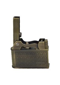 Resim Benzinli Zippo Tarz Çakmak B-zb-612 Bronz 