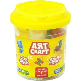 Resim Art Craft 5 Renk Oyun Hamuru 100 Gr Sarı Kapak Dede 03491 