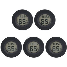 Resim Crackedice 5'li Paket Higrometre Dijital Lcd Monitör Nem Ölçer Ölçer 