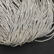 Resim 2 Yard Gerçek Matkap Halat Parıltı 4mm Kristal Boru Süslemesi Taşlı Halat Kendin Yap Takı Bileklik Kolye Yapımı Ayakkabı Bağcık Çanta Askı Malzeme Süsleme - Boncuk Kordonlar ve İplikler 