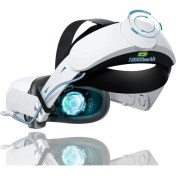 Resim Oculus Quest 2 Için Pilli Kafa Bandı Battery Strap For Quest 2 