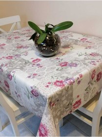 Resim Elyaflı Pvc Muşamba - Desenli Silinebilir Masa Örtüsü 01fnt11912 Renkli 