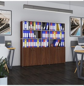 Resim Kenzlife Klasör Dolabı Kilitli Gökbörü Cvz 175 200 30 Klasörlük Kitaplık Ofis Arkalıksız Çok Renkli 