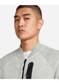 Resim Nike Sportswear Tech Fleece Bomber N98 Full-zip Erkek Ceket Ndd Sport Gri 