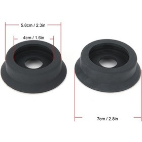 Resim Hangfox Kulaklık Yedek Lastik Yastık, Yumuşak Silikon, Uyumlu, Kolay Kurulum, Deformasyona Dayanıklı, Kaliteli İşçilik 