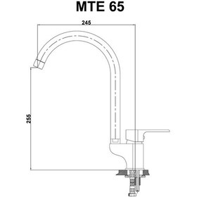 Resim Gpd Atros Kuğu Eviye Mutfak Bataryası Mte65 