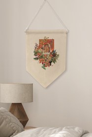 Resim Yatak Odası Pinterest Duvar Dekoru, Sanat Serisi, Kanvas Flama Askılı Duvar Örtüsü NO:435 - Renkli - 3 / 50 x 70 