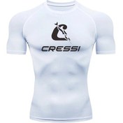 Resim Snapbuy Erkekler Uv Koruma Rashguard Kısa Kollu Mayo - Sörf, Dalış Ve Yüzme İçin Denizanası Önleyiciroyal Blue Royal Blue 