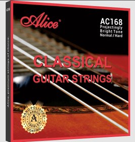 Resim Alice AC168-N Klasik Gitar Tel Seti - Carbon Series (Normal Tension) | Yüksek Yoğunluklu İnce Karbon Tizler, Güçlü Projeksiyon ve Net Ses Karakteri | Ölçü: 4/4 Klasik Gitarlar İçin (6'lı Tam Takım Set) 