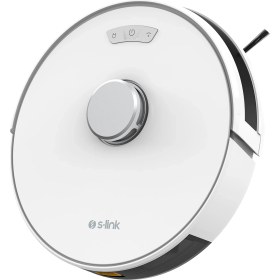 Resim S-Link C45 Max 2700PA Vakumlu 3000MAH Yüksek Emişli Beyaz Akıllı Robot Süpürge 