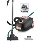 Resim Goldmaster GM-7575 1400 W Zen Toz Torbalı Elektrikli Süpürge 