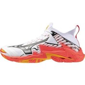 Resim Wave Lightning Neo 3 Erkek Voleybol Ayakkabısı Beyaz / Turuncu Çok Renkli 