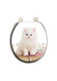 Resim Softy Jumbo Desenli Yumuşak Klozet Kapağı Beyaz 8691580114984 