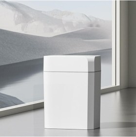 Resim woodhub 12 Litre Sensörlü Çöp Kovası, Ofis, Mutfak ve Banyo için ideal, Şık ve Kullanışlı 