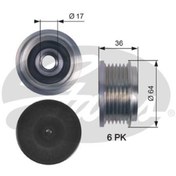 Resim GATES OAP7131 Alternator Kasnagi (Fiat: Ducato 2.2Jtd 06-/Peugeot: Boxer/Citroen: Jumper 2.2Hdi 06-/Ford: Transit V347 06-) 77364082 (WA731488) 