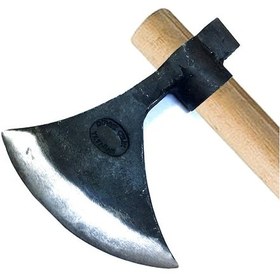 Resim Keserli Saplı Büyük Ay Balta 90 Cm - Dövme Çelikten 