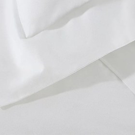 Resim 500 Thread Count Pamuklu Oxford 2'li Yastık Kılıfı - Beyaz / Standart 50 × 75 cm 