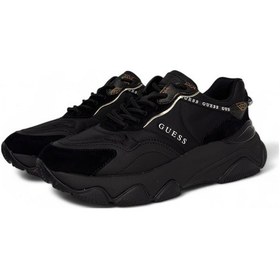 Resim Guess Micola Ayakkabı Siyah Çizgisiz Fl7mıcfal12 Bla Çok Renkli 