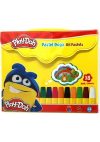 Resim Play-Doh 18 Renk Pastel Boya Çantalı PA-006 