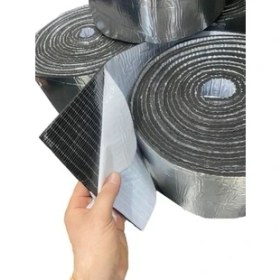 Resim Türkeli Kauçuk Bant Oto Ses Yalıtımı 6mm Alüminyum Folyolu 20 cm x 10 Metre 