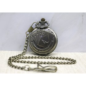 Resim KTT Oyun Kartı Tasarımlı Köstekli Saat Şık Tasarımlı Fonksiyonel Ürün 