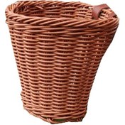 Resim Çocuk Bisikleti Sepeti - Su Geçirmez Taklit Rattan Sepet - Kolay Kurulumlu, Temizlenebilir Kahverengi Renk Çok Renkli Çok Renkli 