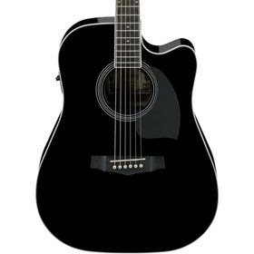 Resim Ibanez PF15ECE Elektro Akustik Gitar - Black 