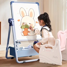 Resim Gençlerin Demir Easel'i Beyzbol Tahtası ile - Ayarlanabilir Masaüstü Çizim Tahtası, Silinebilir Doodle ve Ev Kullanımı için Yazma Tahtası, Gençlerin Sanat ve El Sanatları Aktiviteleri için İdeal, Çizim Seti|Oyuncağı Tasarım|Güçlü İnşaat, Çizim Easel'i 