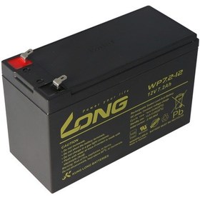 Resim Kung Long Wp7.2-12M 12V 7.2Ah Vds G101163 Faston 6.3MM 