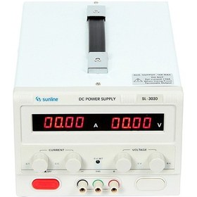 Resim Sunline Sl-3030s Dc Power Supply 30v 30a Güç Kaynağı 