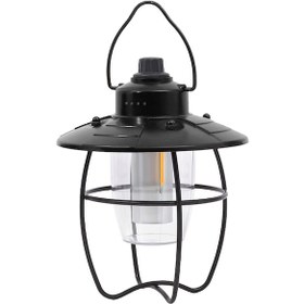 Resim Jeemson "taşınabilir Şarj Edilebilir Kamp Lambası - 130lm Parlaklık, 15 Saat Çalışma Süresi" Siyah 