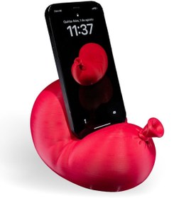 Resim Home After Party - Kırmızı Balon Temalı Modern Telefon Tutucu Masa Aksesuarı 