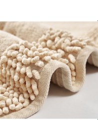 Resim Cotton Special 2'li Oval Osmanlı Desen Pamuklu Klozet Takımı Sütlü Kahverengi 60 x 100 / 50 x 60 CM Sütlü Kahverengi 