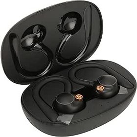 Resim Bluetooth Kulaklıklar, Kulak Kancalı Kablosuz Kulaklıklar HD Arama Stereo Düşük Gecikme Rahat Giyilebilir LED Güç Göstergesi IPX7 İşler için Su Geçirmez 