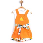 Resim Nk Kids 82601 Kız Bebe Turuncu Safari Tulum 