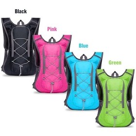 Resim Primepickings Outdoor Hafif Sırt Çantası, Su Geçirmez, Reflektif, Bisiklet, Dağcılık, Koşu İçin, Mavi Mavi 