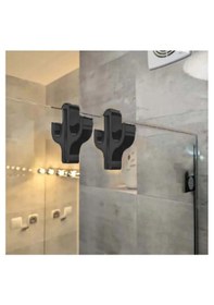 Resim Cama Geçmeli Duşakabin Askısı 2 Adet Çift Taraflı Tekli 