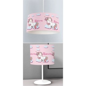 Resim Woodhub 1 Çocuk Odası Dijital Baskılı Sarkıt Avize ve Masaüstü Abajur Avize Model 229 20 x 30 E27 Klasik Ka 